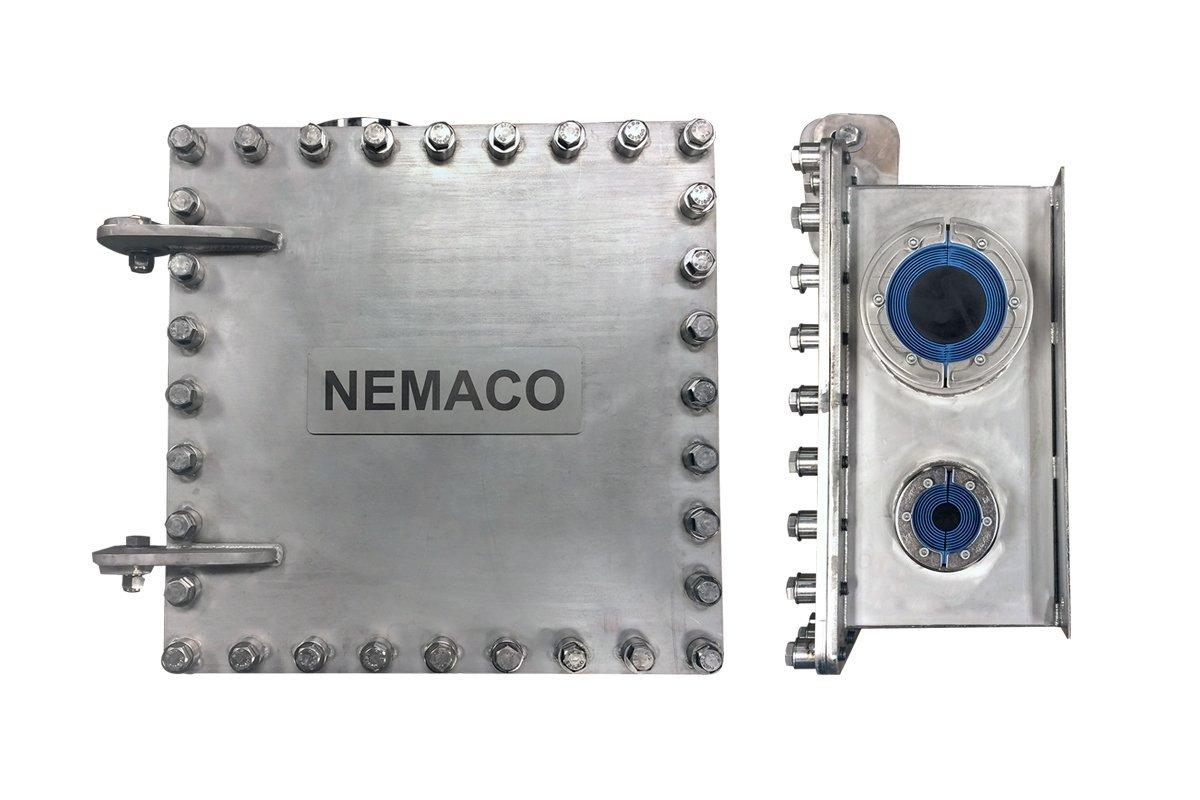 Nemaco NEMA 6P Enclosures with Roxtec seal Banner