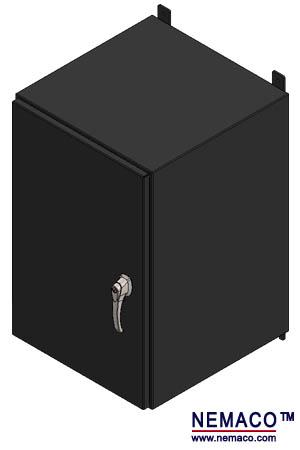 Nema 3r enclosure nemaco design powder coated in black