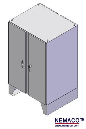 NEMACO DOUBLE DOOR NEMA 4 ENCLOSURE